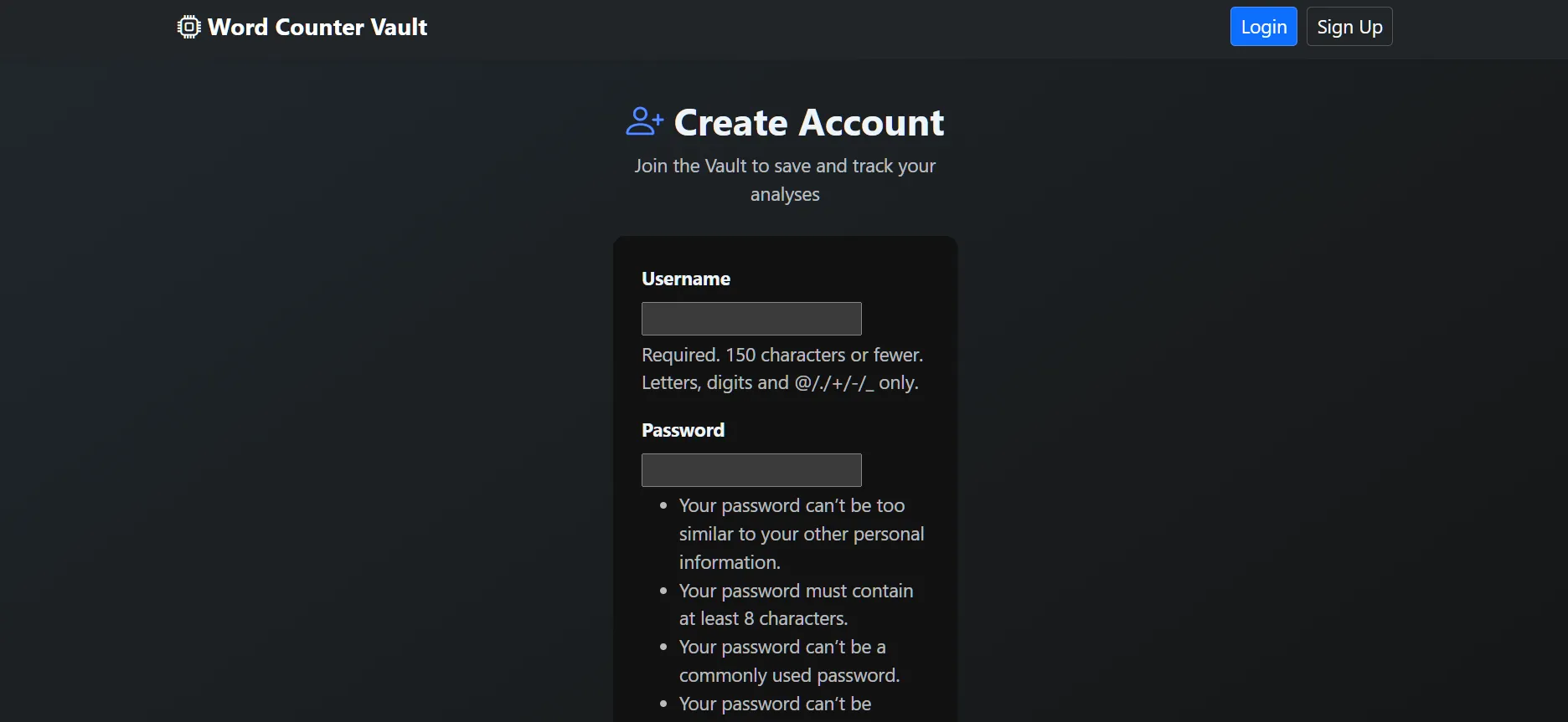 Main Login