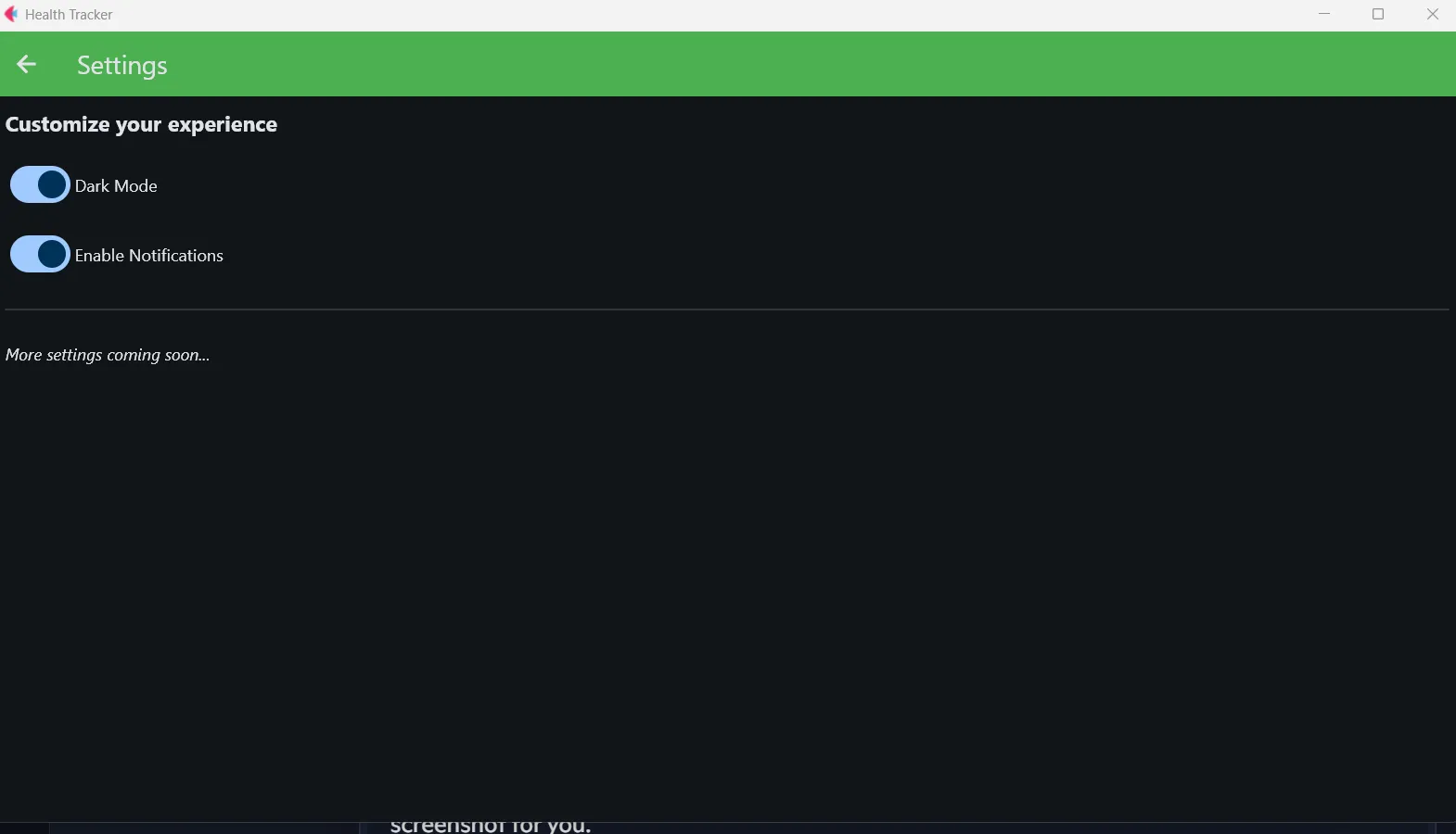 Dark Mode